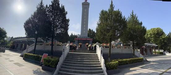 安康烈士陵园纪念碑全景
